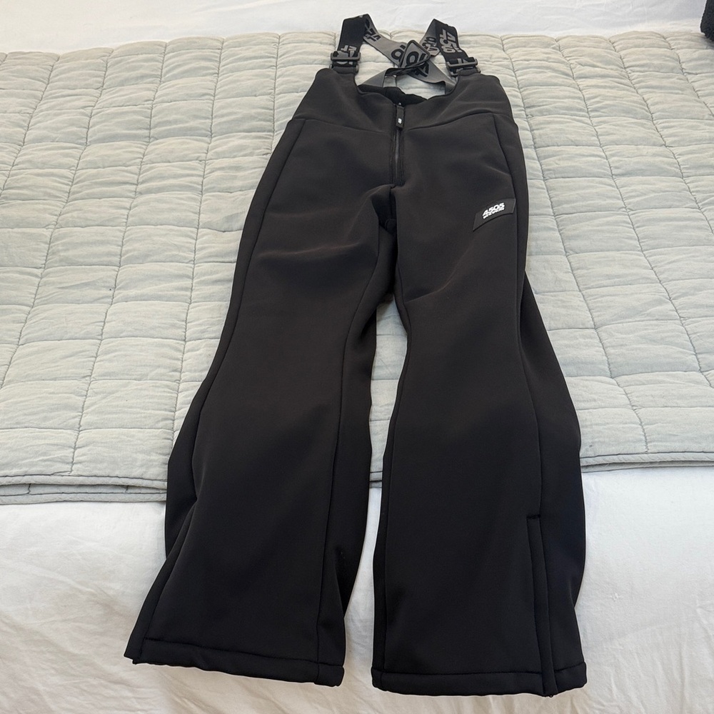 Black flared Snow Pants